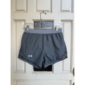 Under Armour Womens Fly By 2.0 Running Shorts Gray HeatGear Size XS NEW